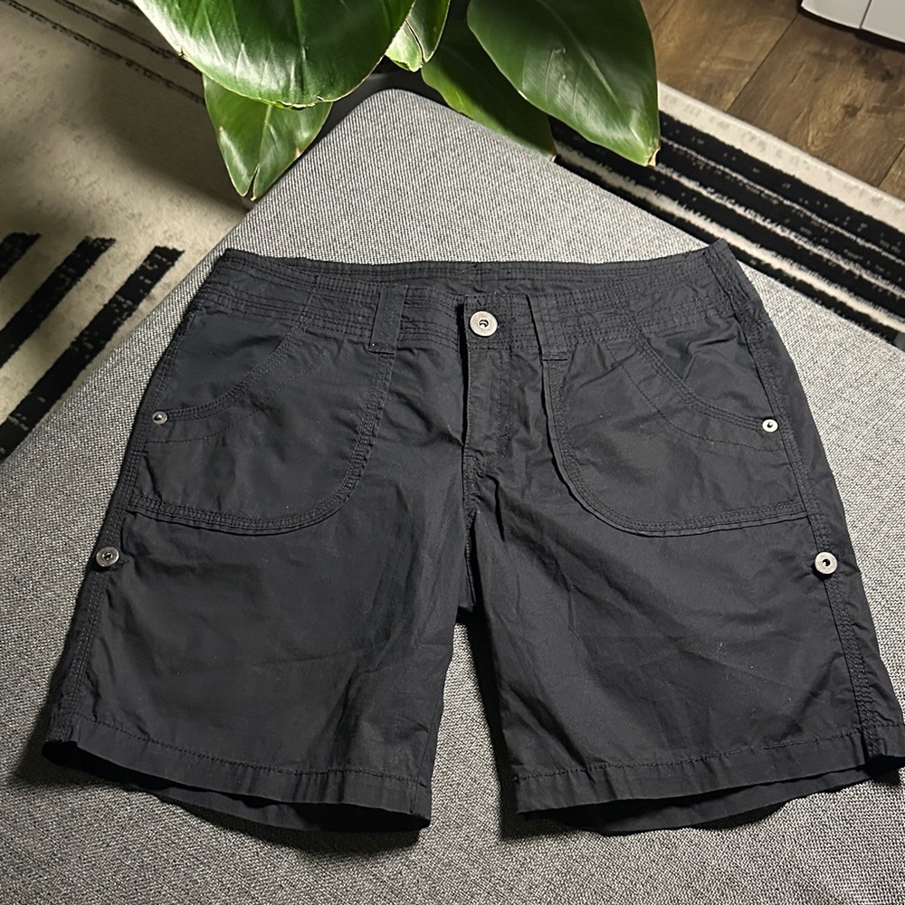 INC International Concepts Women's Black Cargo Shorts